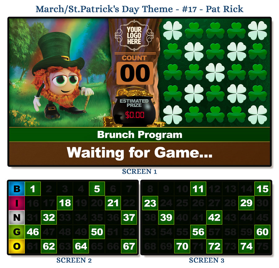St. Patrick's Day Flash Board Theme featuring #17 - Pat Rick